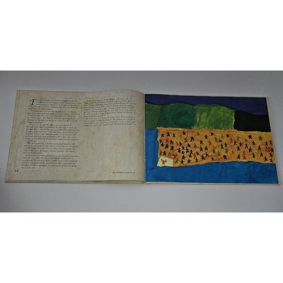 Our Gandhi Hardcover Book Child of Fear Man of Freedom V Mylo Schaaf Easwaran - Picture 9 of 9